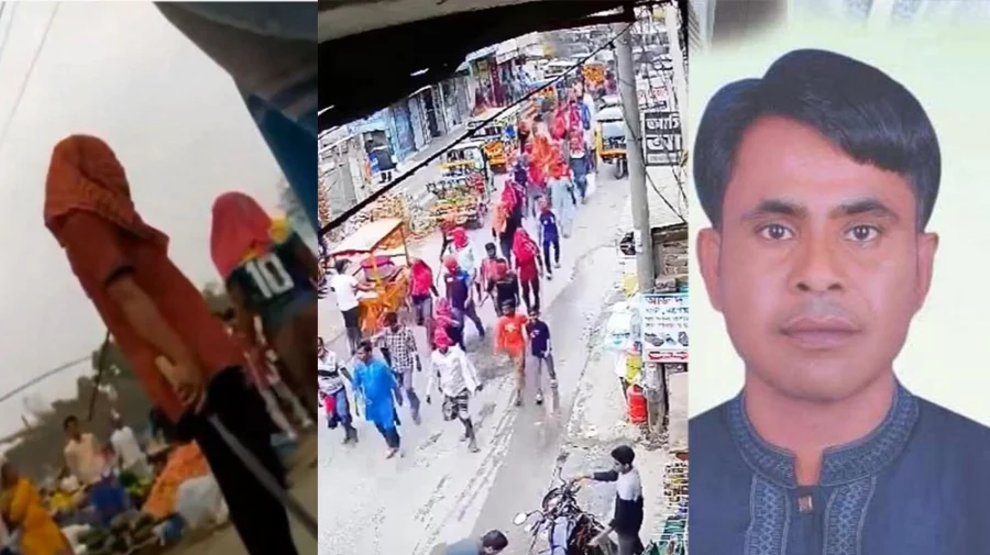 বাজারের সব টাকা তুলবো আমি, রামদা হাতে মিছিল করে বললেন যুবদল নেতা